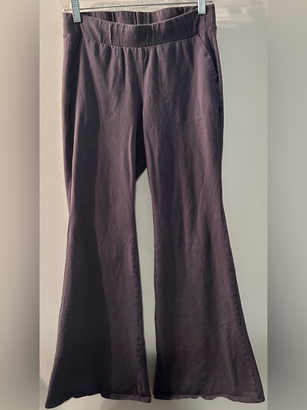 Torrid Stretch Gray bell bottom pants Size 30-34” stretch